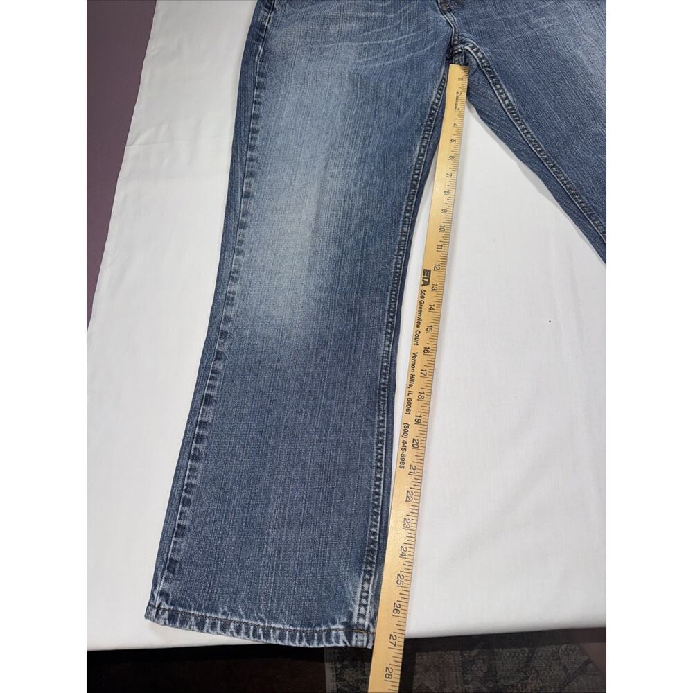 Tommy Hilfiger Men's Vintage Bootcut Jeans 34x30 Light Wash Blue Denim Pants - Picture 5 of 13